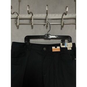 NWT Tommy Bahama Pants Men 36X32 Black Bryant Hybrid 5 Pocket‎ Golf Chino  $118